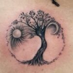 Feminine Unique Tree of Life Tattoo
