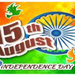 Handmade Poster on Independence Day with Slogan