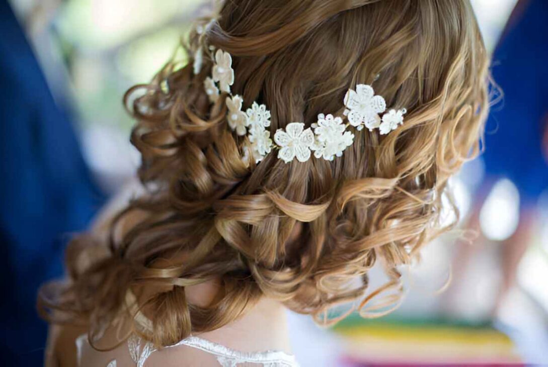 shoulder length wedding hairstyles for medium hair