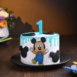 Mickey mouse kids b'day cake