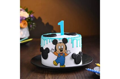 Mickey mouse kids b'day cake