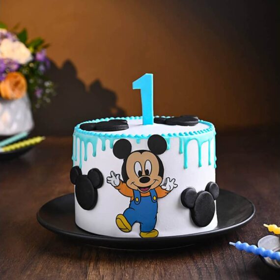 Mickey mouse kids b'day cake