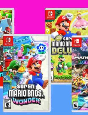 Nintendo with Super Mario Game Walmart