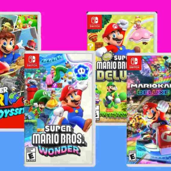 Nintendo with Super Mario Game Walmart