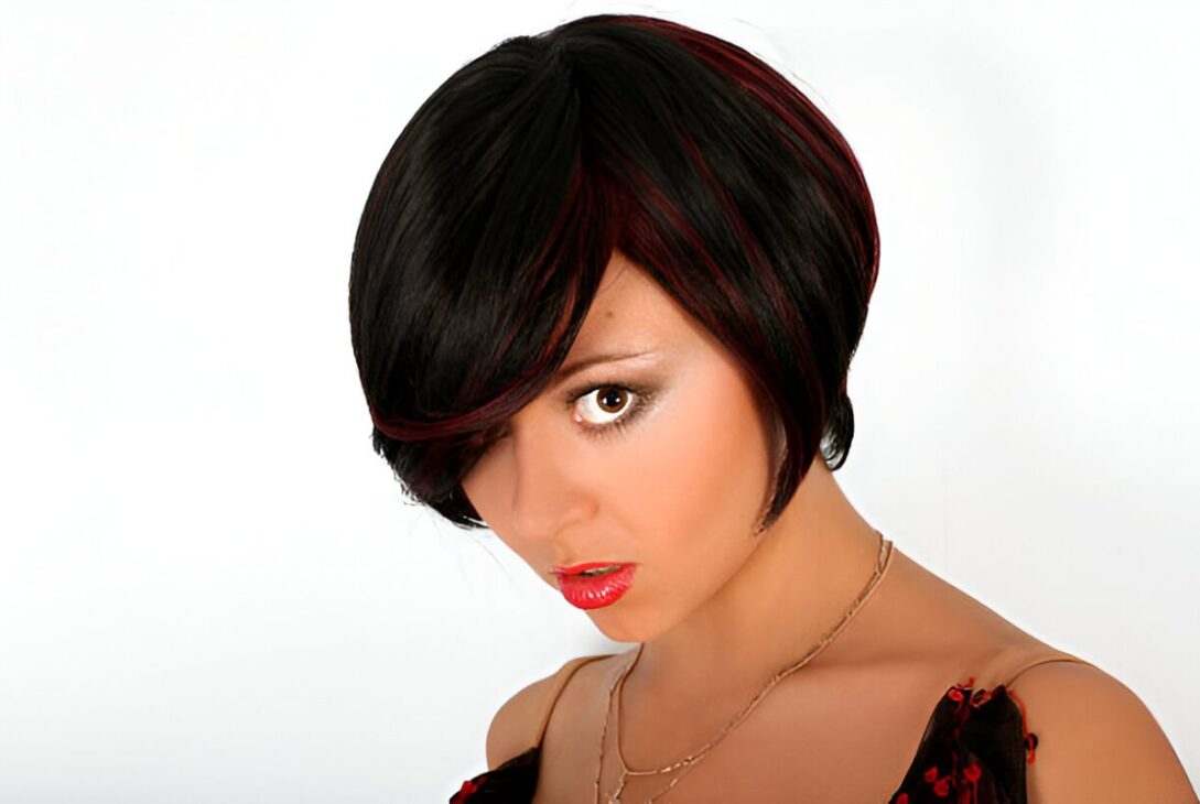 Short Pixie Cut Black Hair Round Face