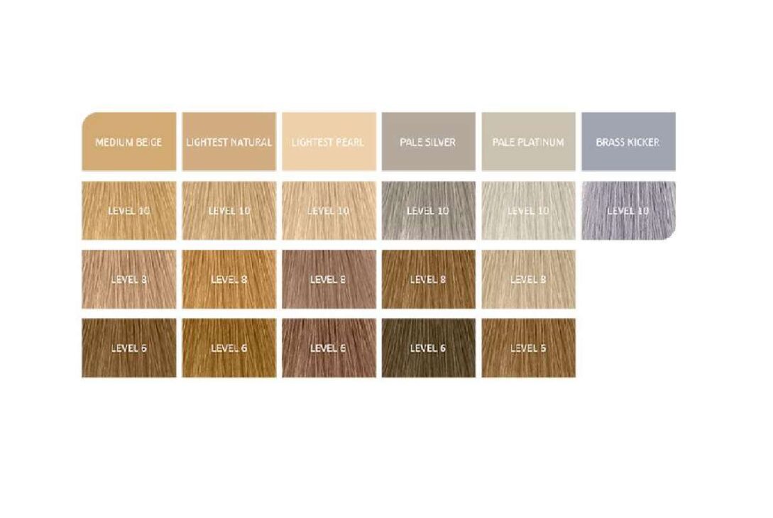 Wella Toner Chart Before and After -