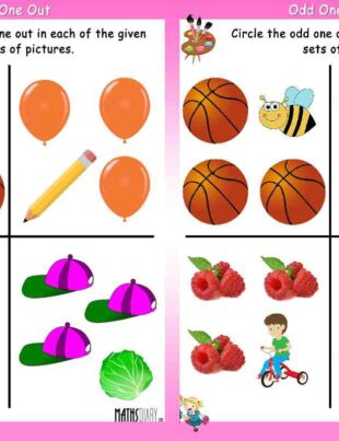 Circle the Odd One Out Worksheets