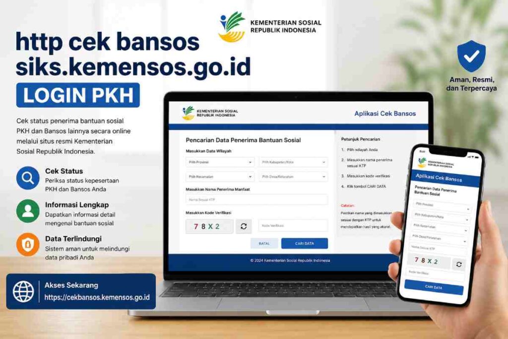 http cek bansos siks kemensos go id login pkh: Complete Guide to PKH Login and Social Assistance Verification