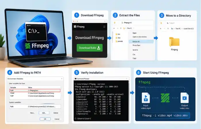 how to install ffmpeg on windows