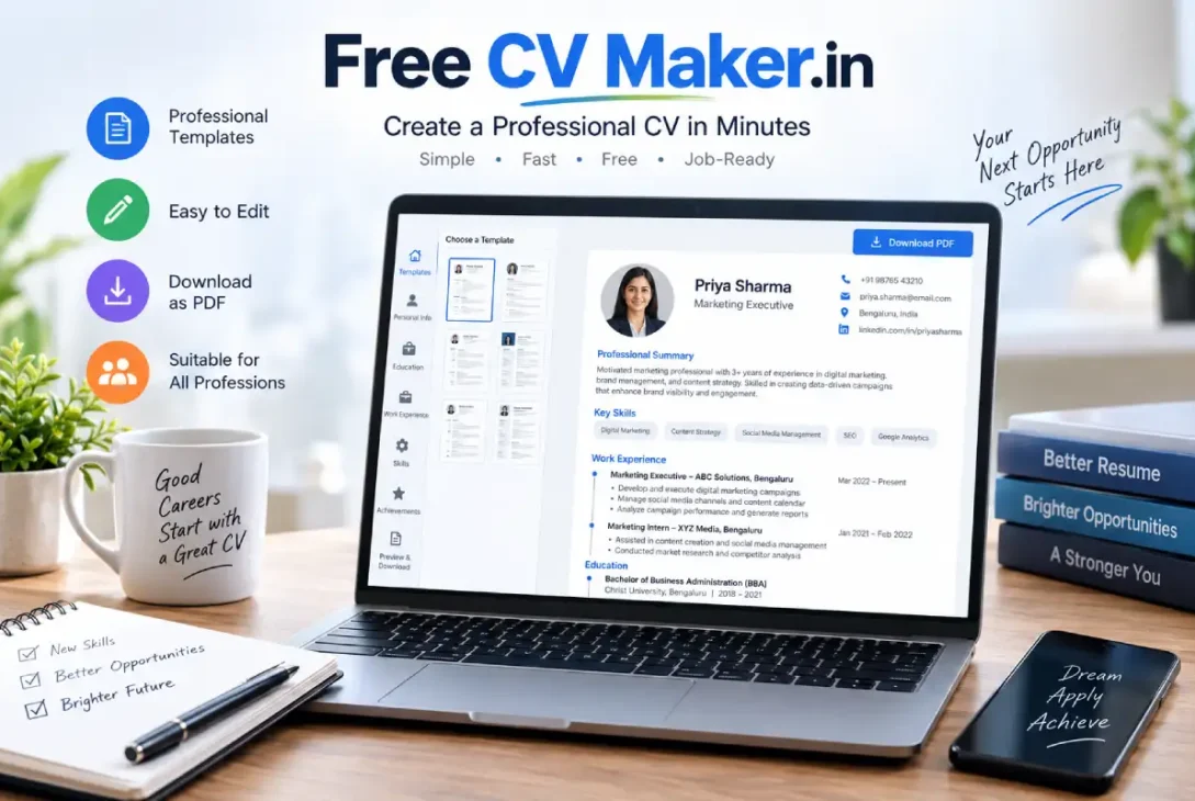 free cv maker .in