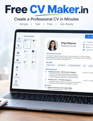 free cv maker .in
