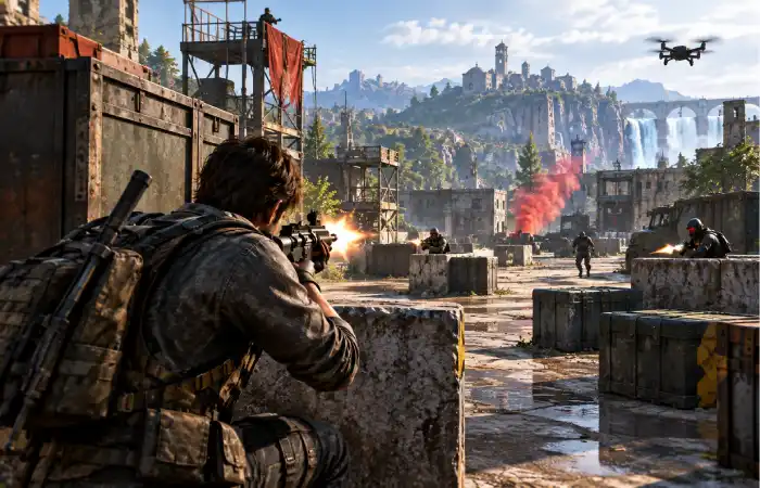 how does a third-person shooter work_